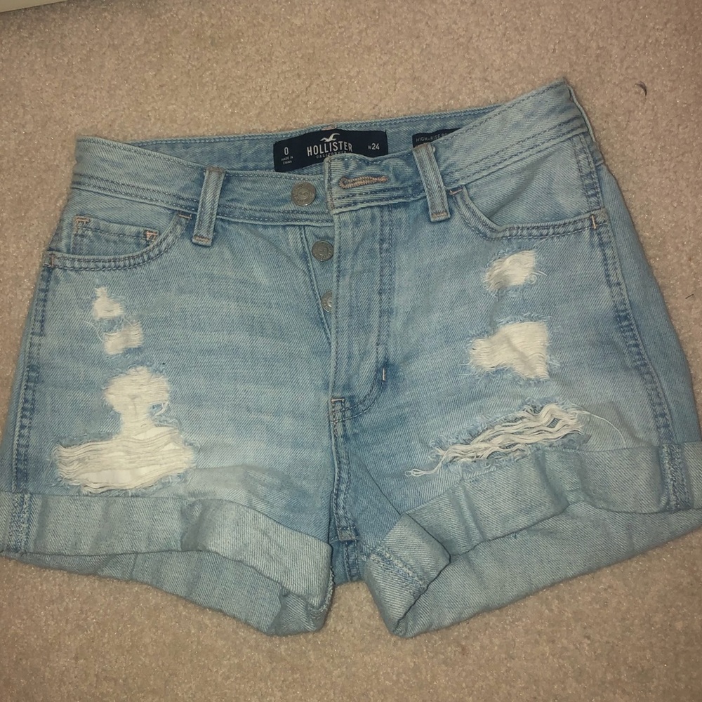 Denim shorts
